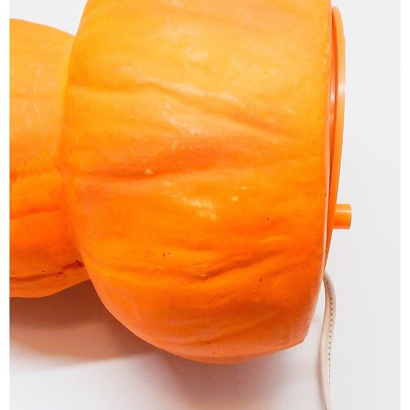 Gemmy Halloween Stacked Jack O Lantern Pumpkin Faces Foam Lighted 15 In Works - Picture 11 of 15